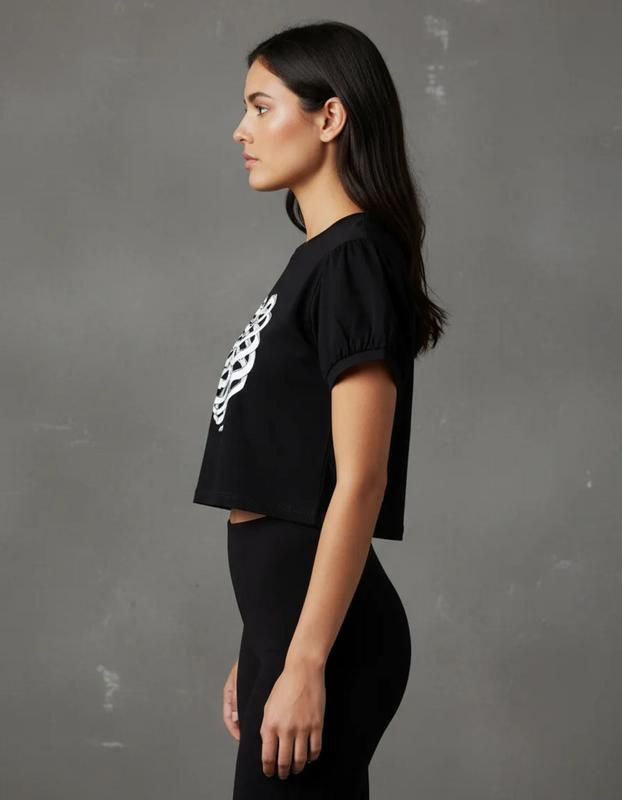 Hrk♡ Blusa Coração Emo Esqueleto E Girl Blusinha Camiseta Cropped